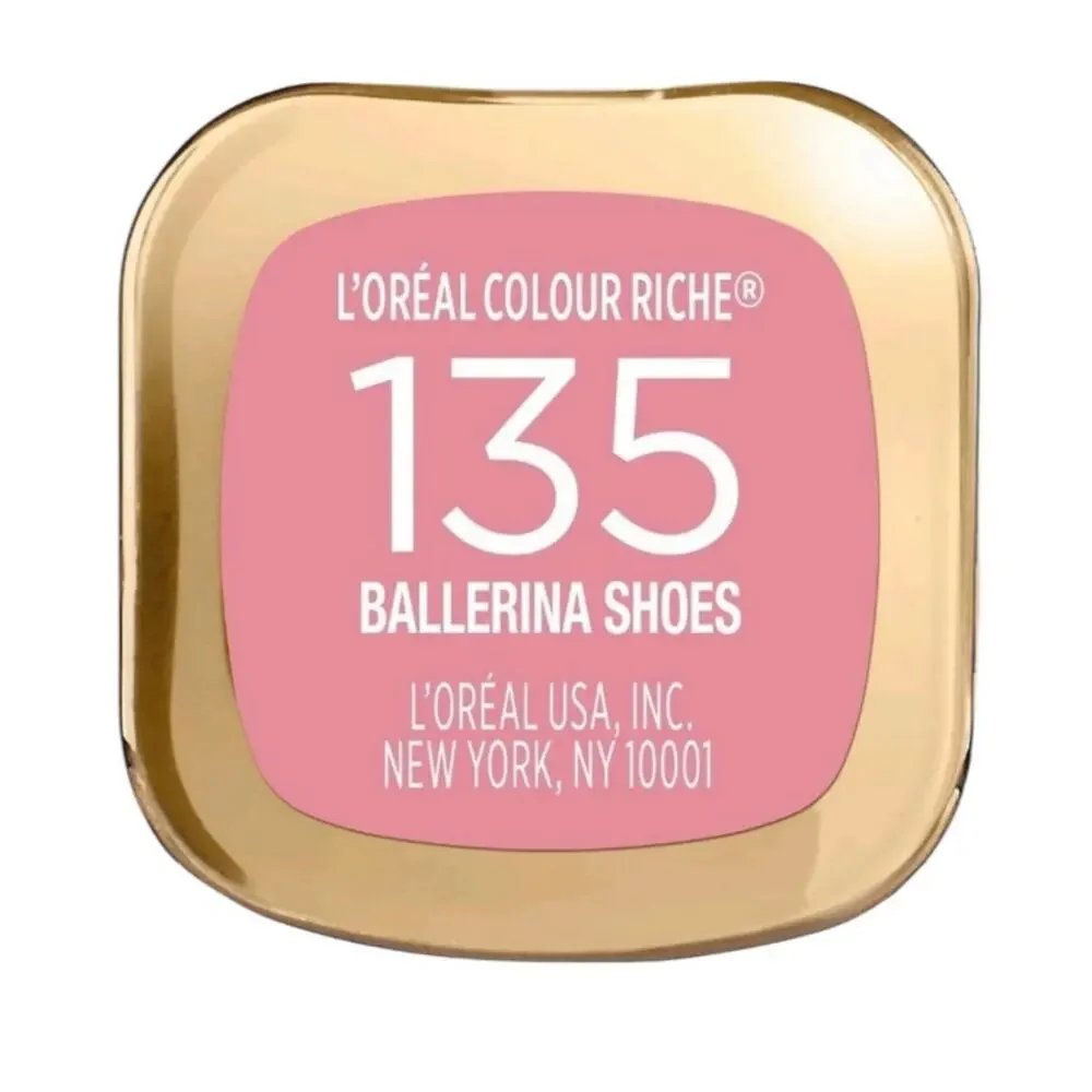 L'Oreal Paris Colour Riche Satin Lipstick 135 Ballerina Shoes Tik Tok Viral - Picture 2 of 8